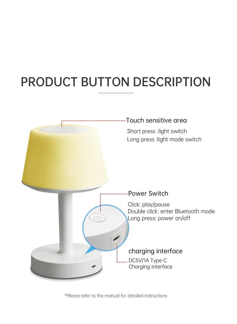 Digital Quran Speaker Table Lamp – White LED Desk Lamp with Bluetooth, Remote & Mobile App Control, 7-Color Night Light for Kids and Islamic Home Décor - Image 4